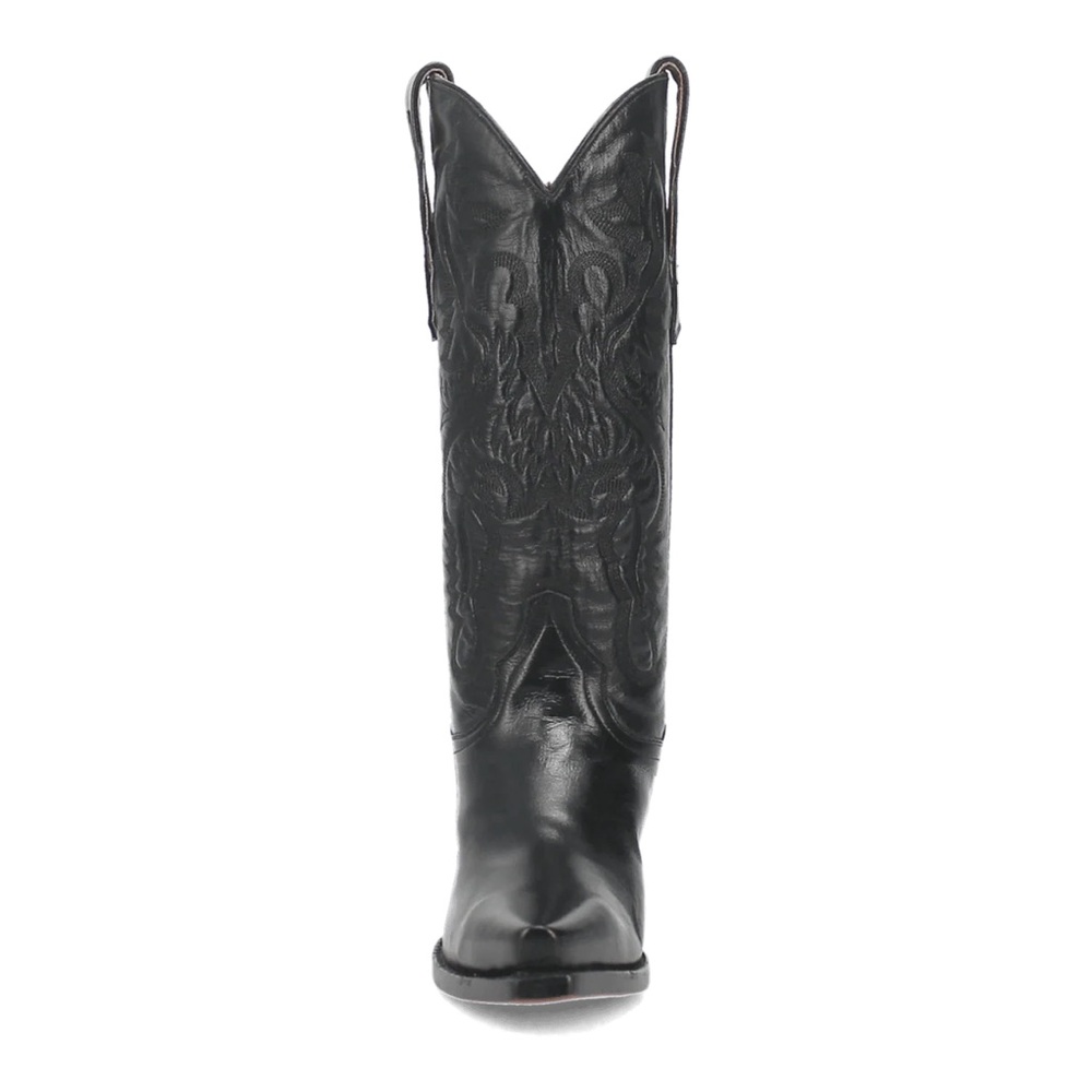 Dan Post Black Leather Cowboy Boots